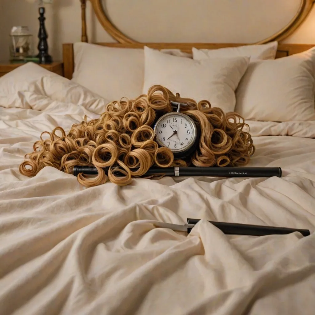 Jak zakręcić włosy na noc?