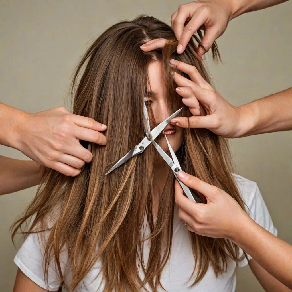 Jak obciąć długie włosy żeby się ładnie układały?