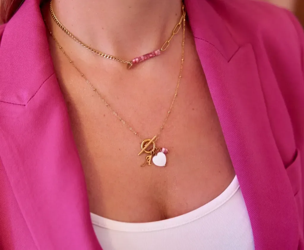 Naszyjnik z literką