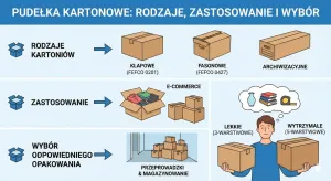 Pudełka kartonowe - rodzaje, zastosowanie i wybór